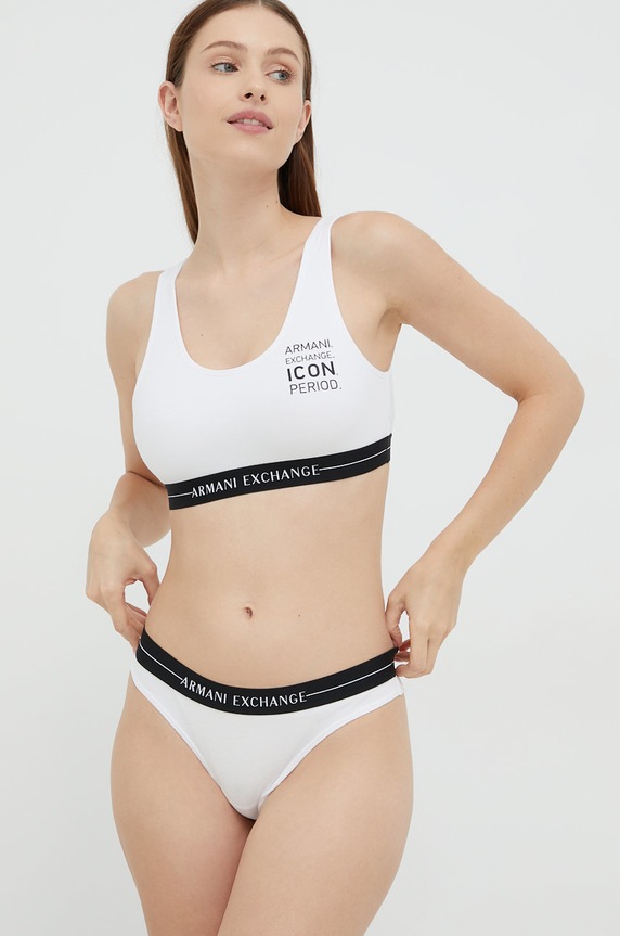 Abbigliamento Armani Exchange reggiseno 947004.2F502.NOS bianco