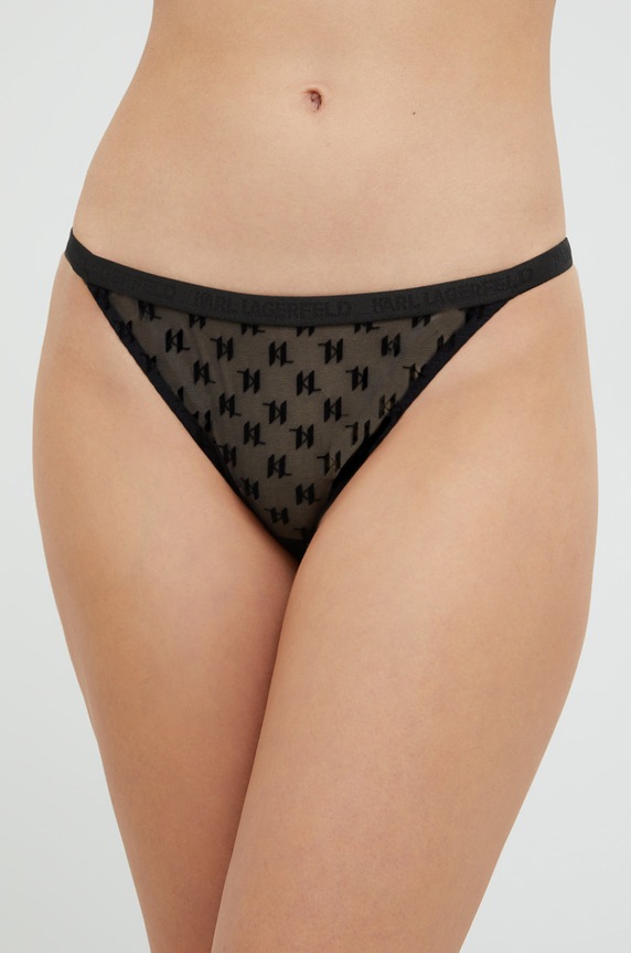 Karl Lagerfeld brazyliany 225W2105 dzianina czarny 225W2105