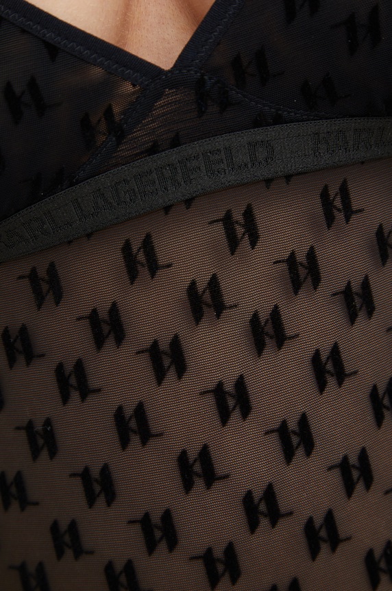 Bodi Karl Lagerfeld 225W2107 crna