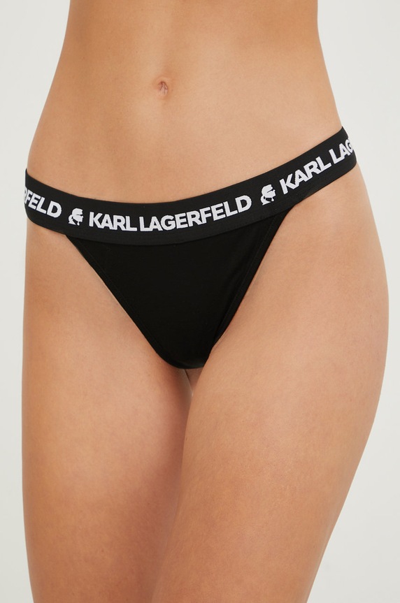Karl Lagerfeld brazyliany dzianina czarny 225W2127
