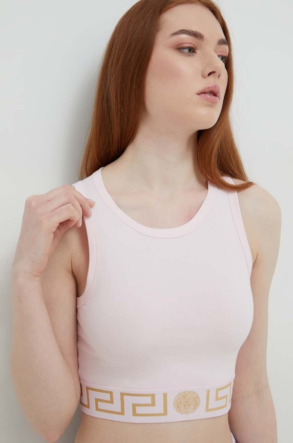 Top Versace slim ružová 1008598