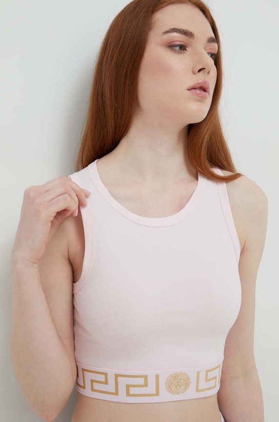 Top Versace slim ružová 1008598