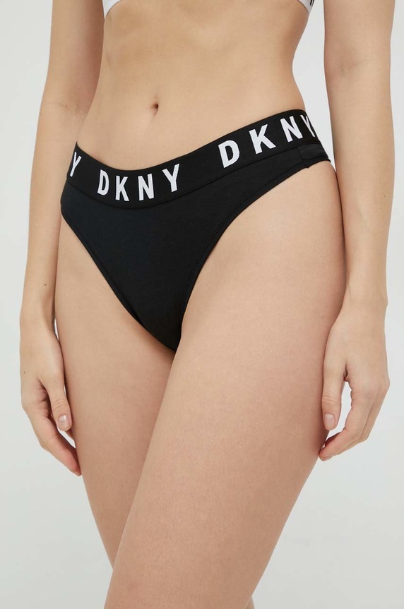 Tanga Dkny tanga černá DK4529.NOS