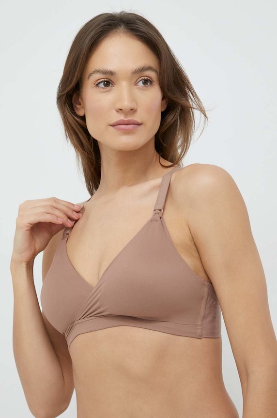 Spanx biustonosz do karmienia dzianina brązowy 30040R