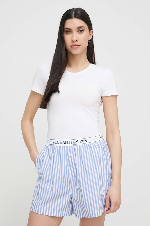 Plážové tričko Polo Ralph Lauren vrchný biela 4P3005.NOS
