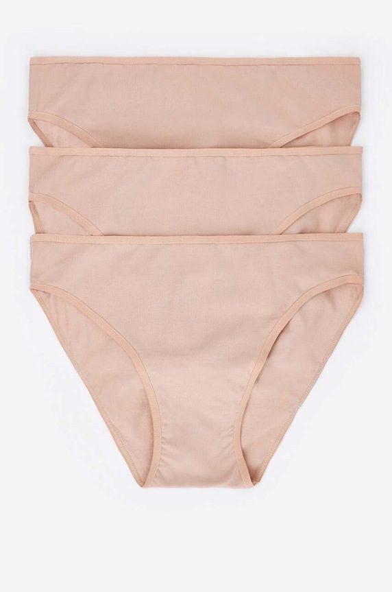 women'secret mutande pacco da 3 7682948 beige AA00