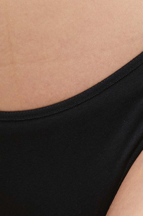 Îmbrăcăminte women'secret tanga 3-pack 7682875 negru