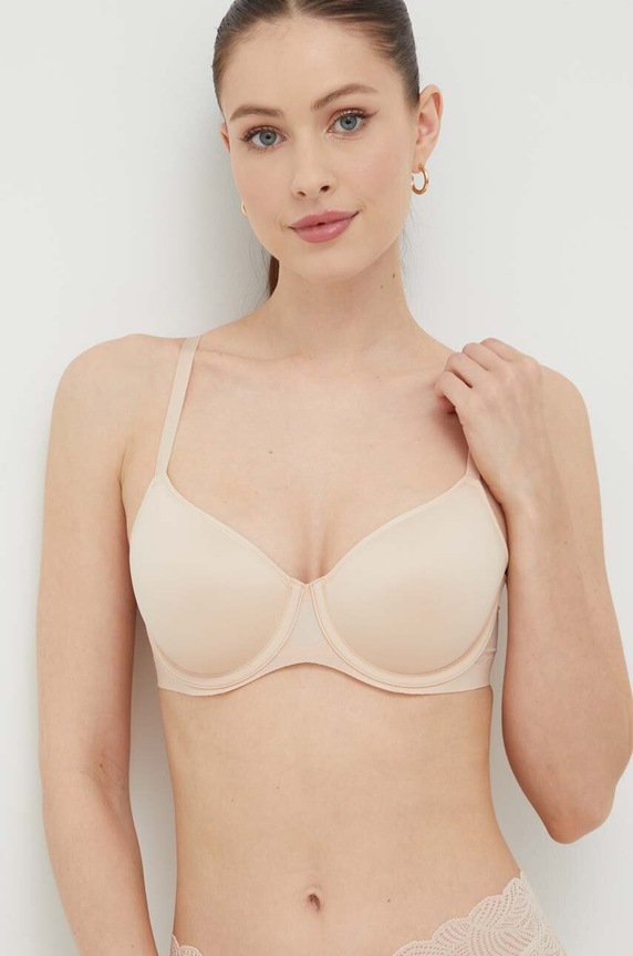 Σουτιέν Chantelle πλεκτό ύφασμα μπεζ C10M70.01N