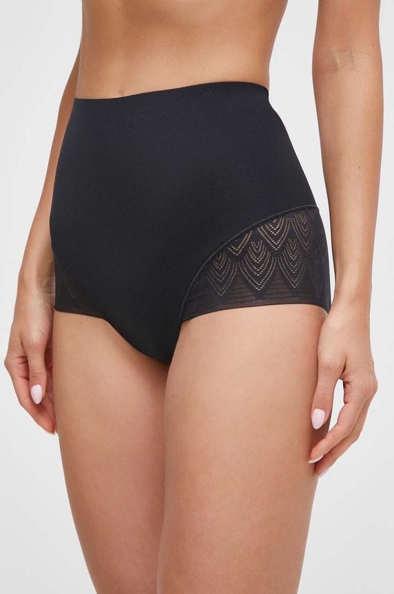 Σλιπ σύσφιξης σώματος Chantelle Sexy Shaping πλεκτό ύφασμα μαύρο C14K70.011