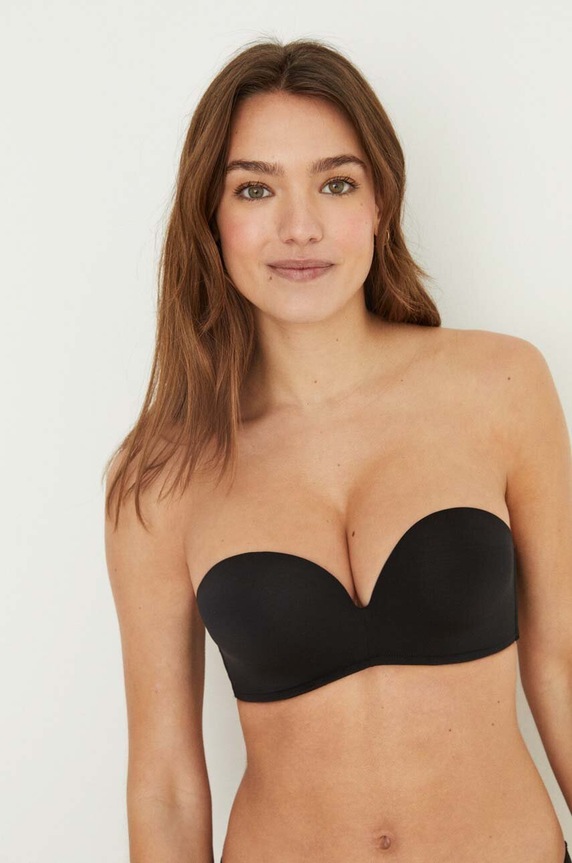 Σουτιέν women'secret SUPERB πλεκτό ύφασμα μαύρο 4277690