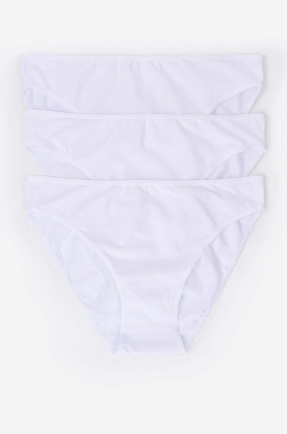 Σλιπ women'secret 3-pack πλεκτό ύφασμα λευκό 7682948.99