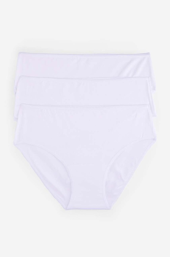 Труси women'secret 7682913-99 3-pack тканина білий 7682913.99