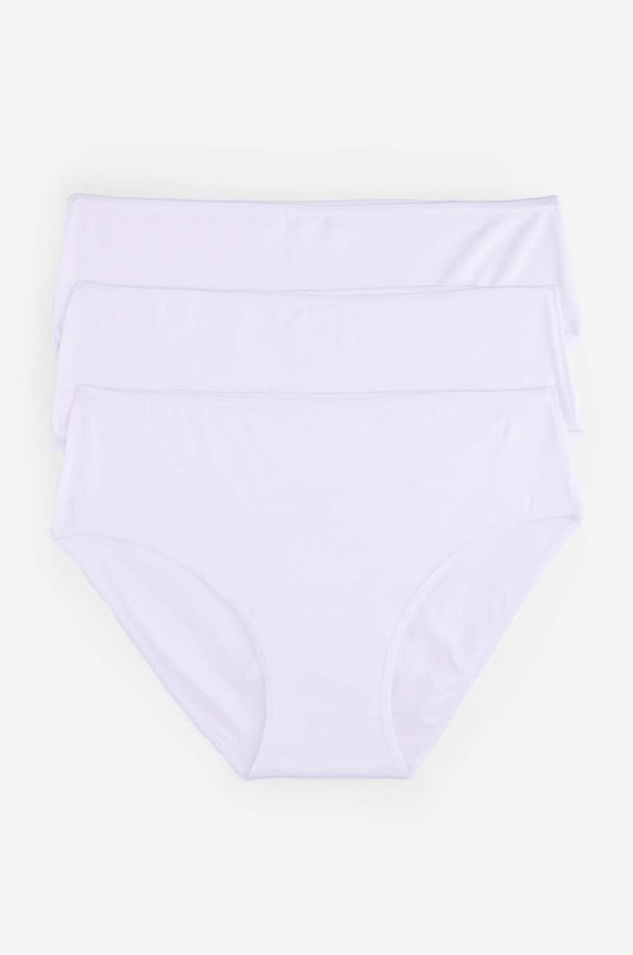 Труси women'secret 7682913-99 3-pack тканина білий 7682913.99