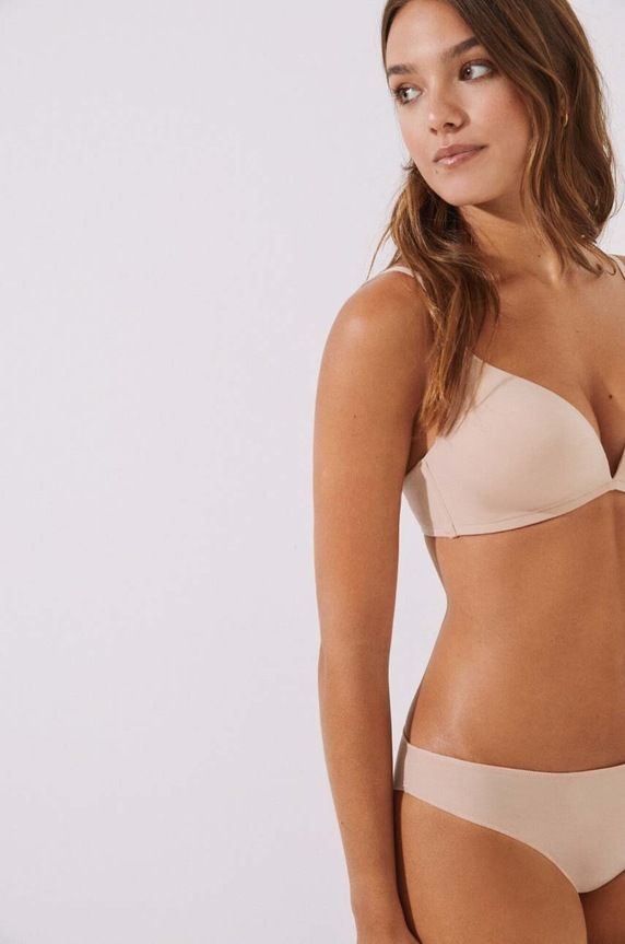 Ρούχα Σουτιέν women'secret CHARMING CHARMING.SKIN μπεζ