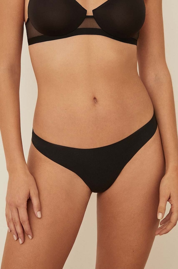 women'secret stringi 2-pack 7683084.1 czarny AA00