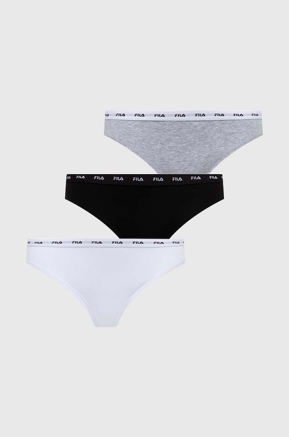 Spodnjice Fila 3-pack Pletenina črna FU6294.3
