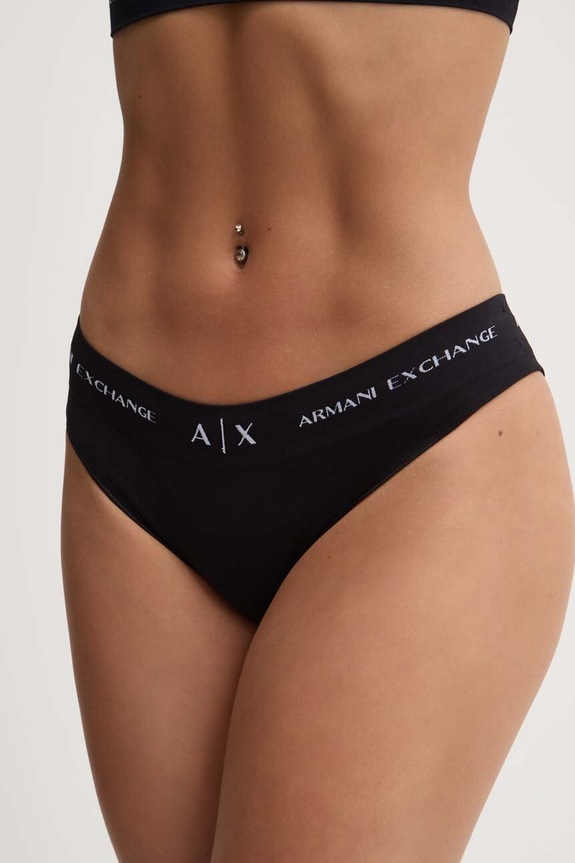 Gaćice Armani Exchange bez uzorka crna 947023.3F506.NOS