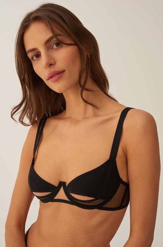 Undress Code sutien Fantasie Bra cu balene negru 457.