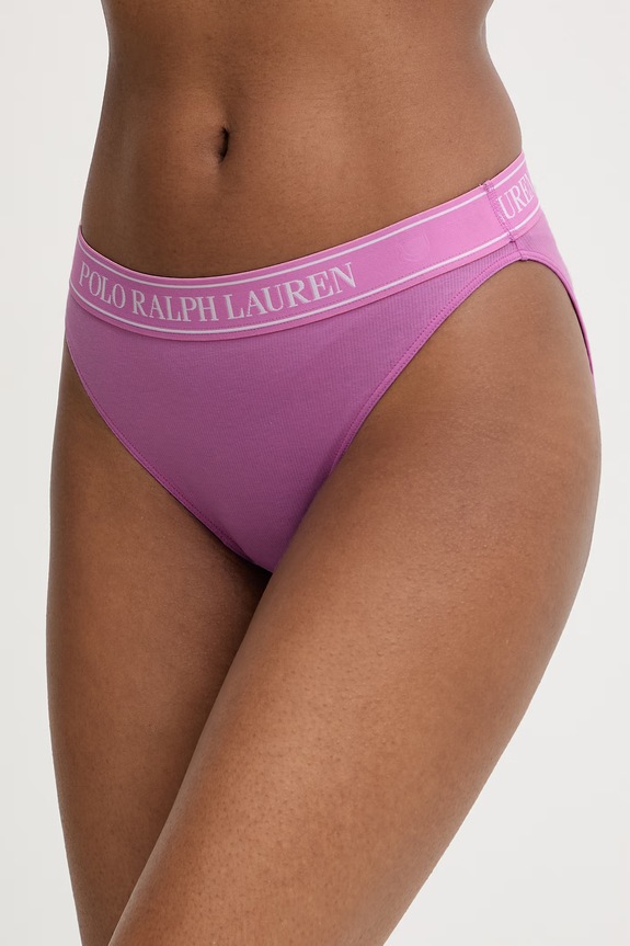 Polo Ralph Lauren kalhotky dámské fialová 4P0482