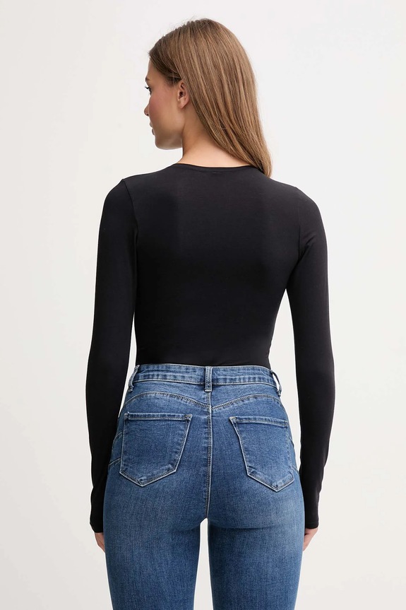 Clothing Polo Ralph Lauren bodysuit Women's cotton with elastane 4P0490 black