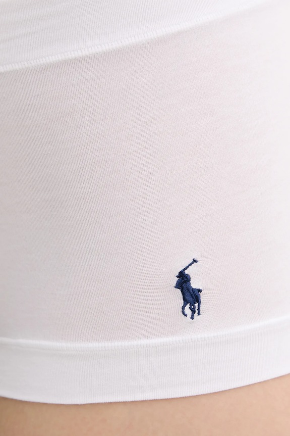 Polo Ralph Lauren nohavičky dámske bavlnené s elastanom biela 4P0500