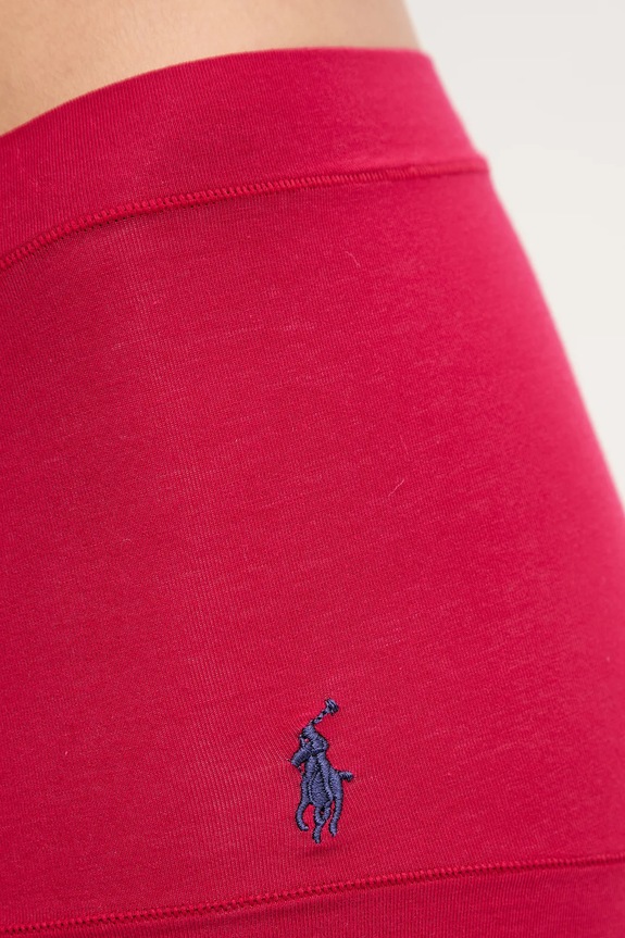Odzież Polo Ralph Lauren hipstery damskie bawełniane z elastanem 4P0500 czerwony