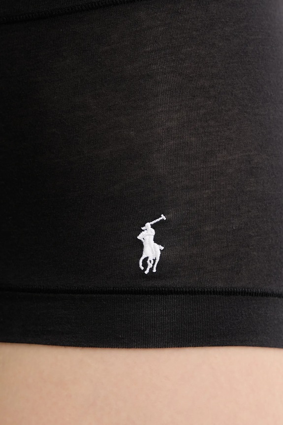 Одежда Polo Ralph Lauren хипстеры для женщин из хлопка с эластаном 4P0500 чёрный