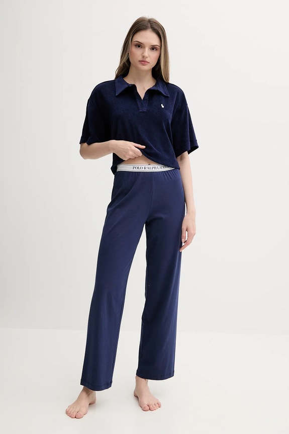 Polo Ralph Lauren spodnie piżamowe 4P0290 granatowy AA00