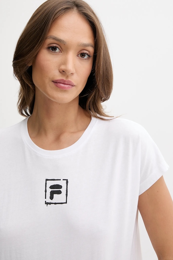 Fila piżama bawełniana biały FPS4208