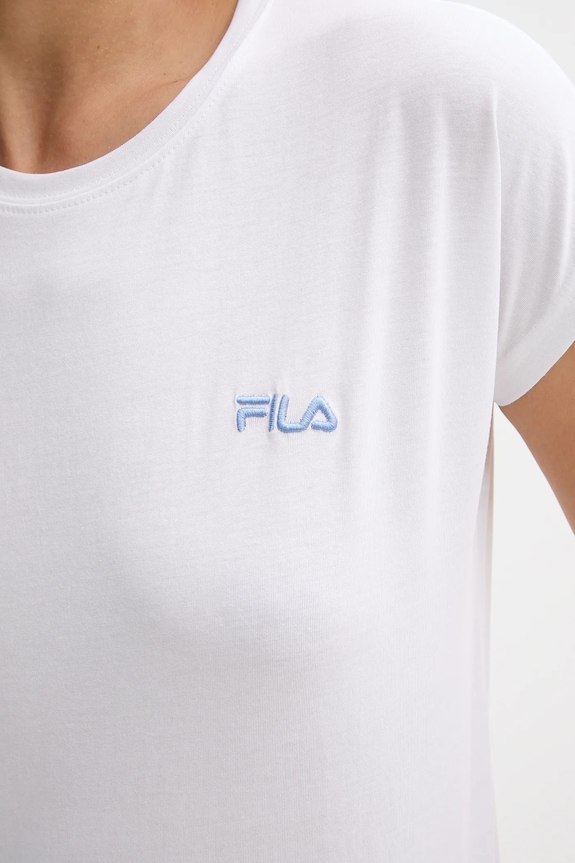 Fila piżama bawełniana biały FPS4210