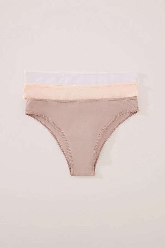 women'secret slip brasiliani pacco da 3 7683091 bianco AA00