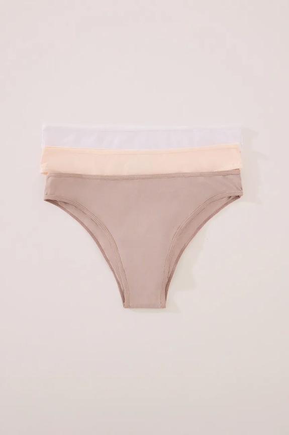 women'secret slip brasiliani pacco da 3 7683091 bianco AA00