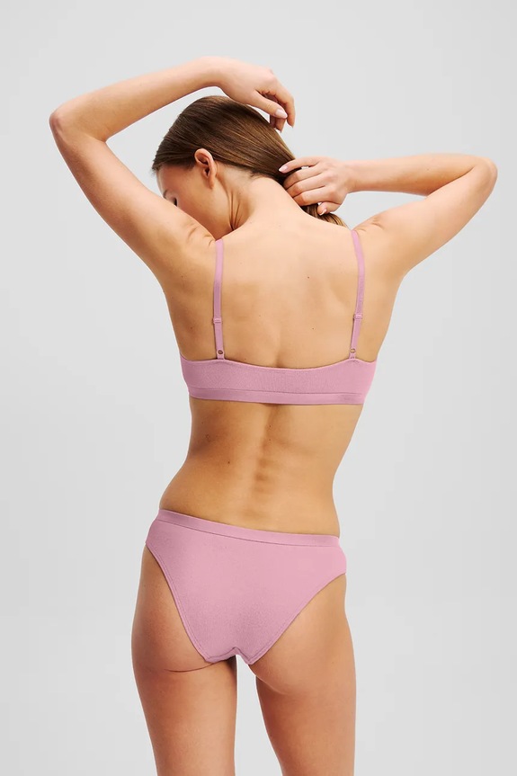 Pamučne gaćice Karl Lagerfeld A3W47025 roza AA00