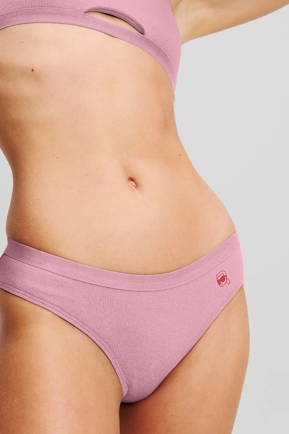 Odjeća Pamučne gaćice Karl Lagerfeld A3W47025 roza