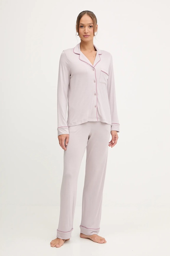 Dkny piżama dzianina różowy YI90092