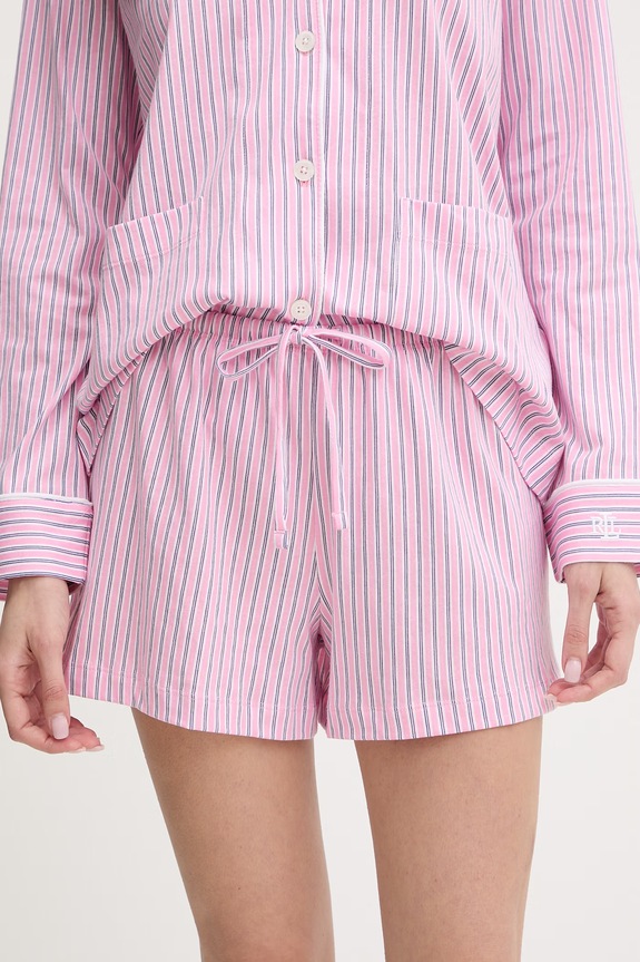 Хлопковая пижама Lauren Ralph Lauren ILN12277 розовый AA00