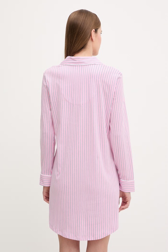 Βαμβακερό νυχτικό Lauren Ralph Lauren ILN32277 ροζ AA00