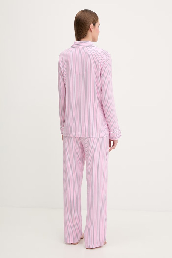 Βαμβακερές πιτζάμες Lauren Ralph Lauren ILN92277 ροζ AA00