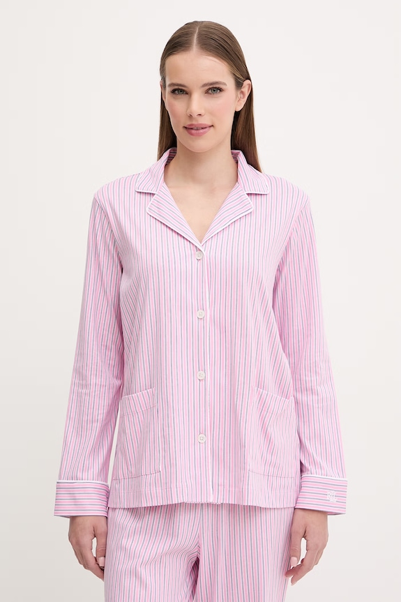 Ρούχα Βαμβακερές πιτζάμες Lauren Ralph Lauren ILN92277 ροζ
