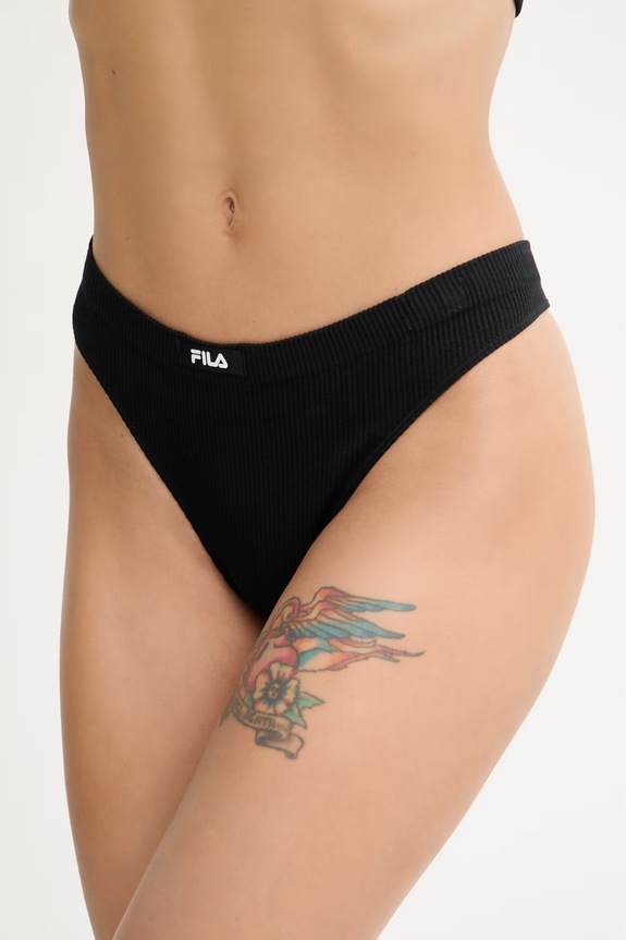 Fila stringi damskie czarny FU6366.
