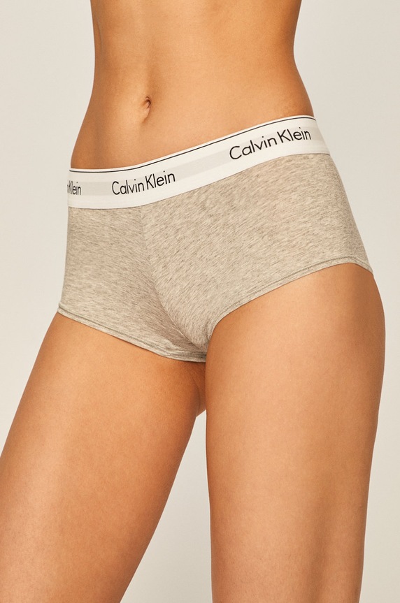 Calvin Klein Underwear - Nohavičky Boyshort nohavičky sivá 0000F3788E