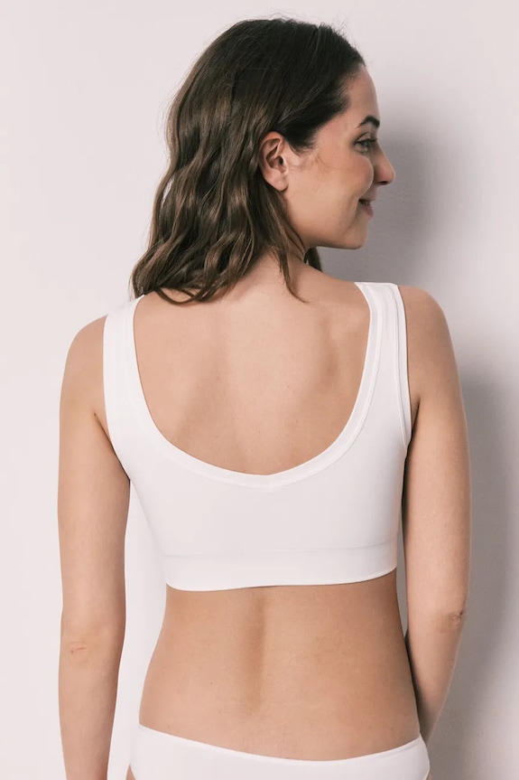 women'secret biustonosz bezszwowy 4277854 biały AA00