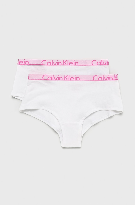 Calvin Klein Underwear - Figi dziecięce (2-pack) biały G80G800036
