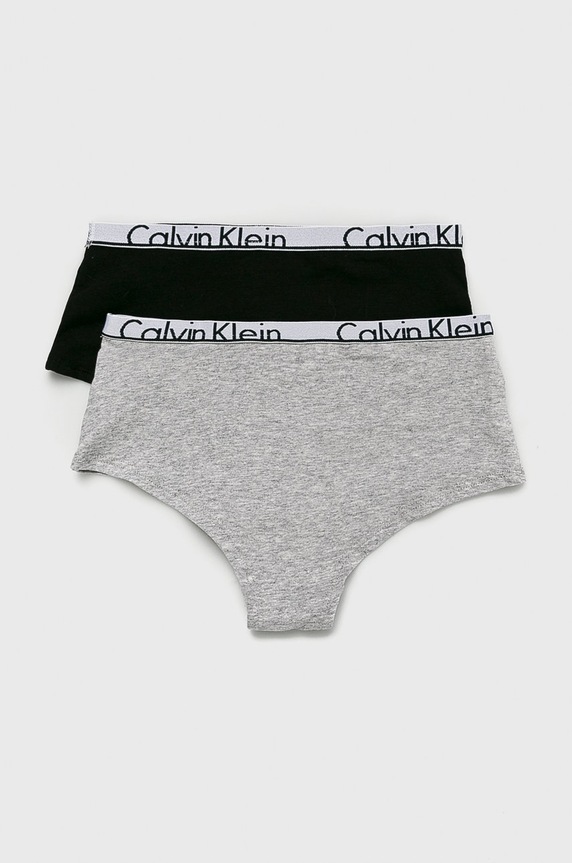 Calvin Klein Underwear - Figi dziecięce (2-pack) G80G800036 szary AA00