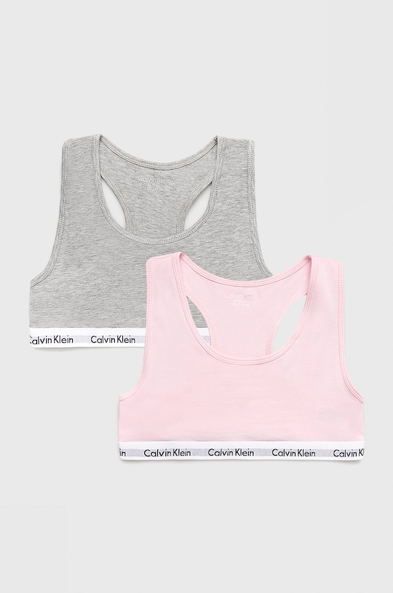 Calvin Klein Underwear - Biustonosz dziecięcy 128-176 cm (2-pack) 2-pack szary G80G897000