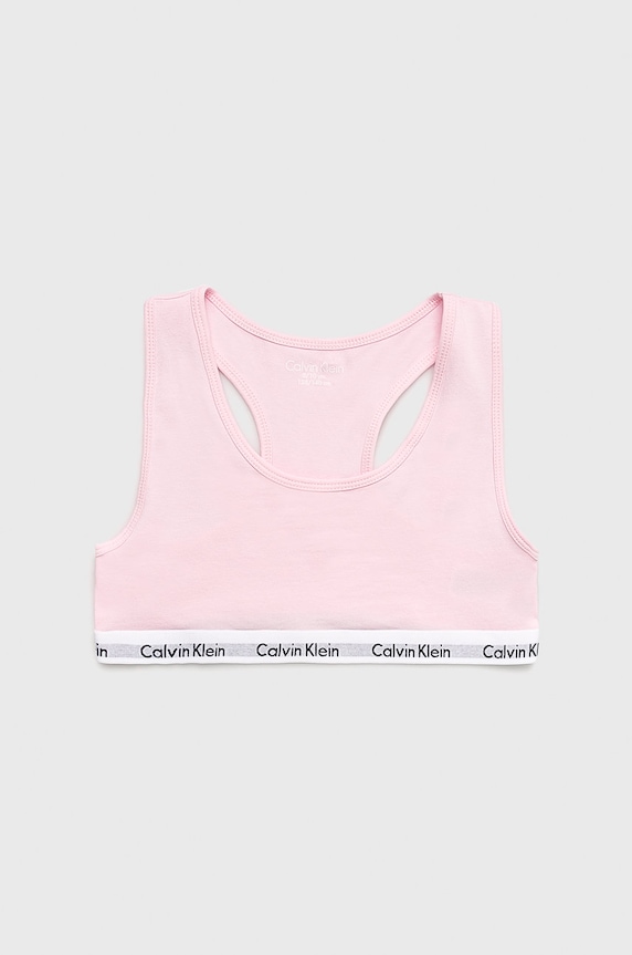 Dziewczynka Calvin Klein Underwear - Biustonosz dziecięcy 128-176 cm (2-pack) G80G897000 szary
