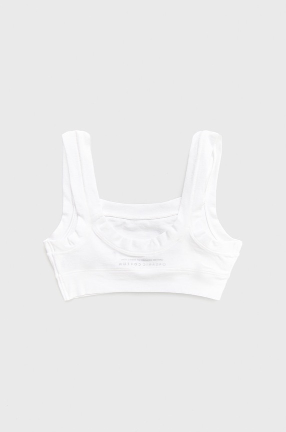 Dětská podprsenka United Colors of Benetton 3ZQM0R1LT.G.CONTINUATIV bílá AA00
