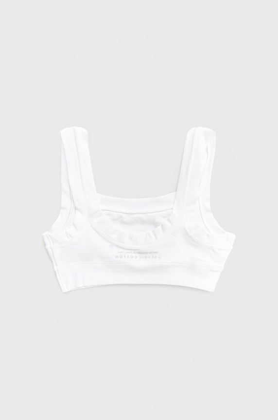 Dětská podprsenka United Colors of Benetton 3ZQM0R1LT.G.CONTINUATIV bílá AA00