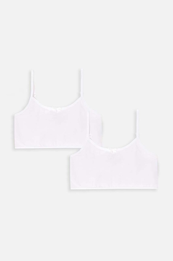 Coccodrillo biustonosz dziecięcy 2-pack miękka biały XCX407502BAU