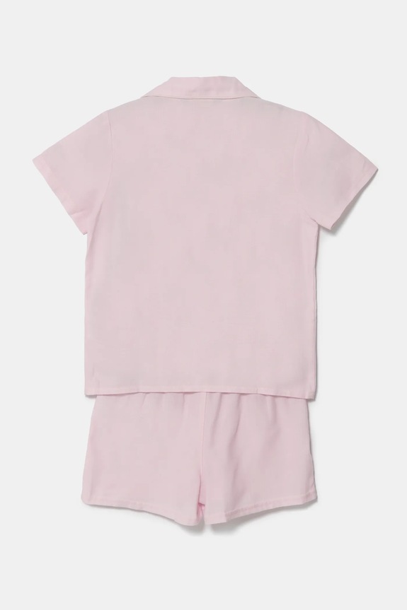Детска памучна пижама Polo Ralph Lauren 4P0122 розов AA00